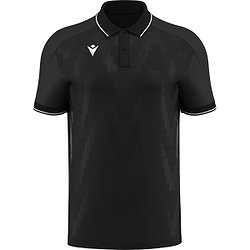 Vorschau: Macron Rising Echoes Poloshirt Herren - Schwarz / Weiß