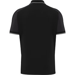 Vorschau: Macron Rising Echoes Poloshirt Herren - Schwarz / Weiß