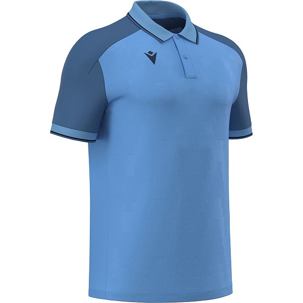 Macron Rising Echoes Polo Heren - Indigo Blauw / Marine