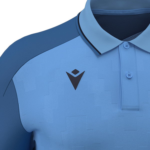 Macron Rising Echoes Polo Heren - Indigo Blauw / Marine