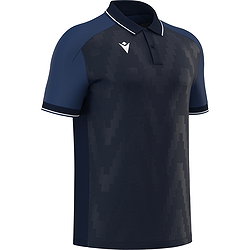 Macron Rising Echoes Polo Hommes - Marine / Blanc