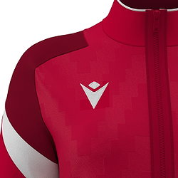 Présentation: Macron Rising Athena Veste D'entraînement Femmes - Rouge / Blanc