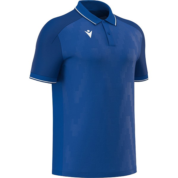 Macron Rising Echoes Poloshirt Herren - Royal / Weiß