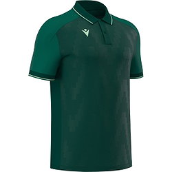 Macron Rising Echoes Polo Enfants - Bottle Green / Menthe