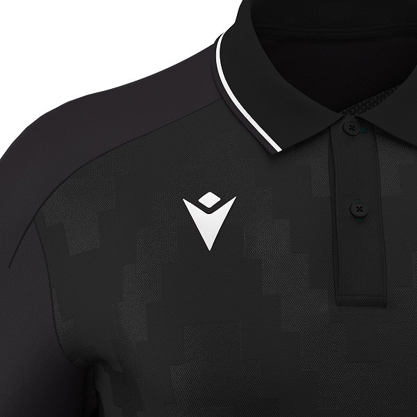 Macron Rising Echoes Polo Enfants - Noir / Blanc