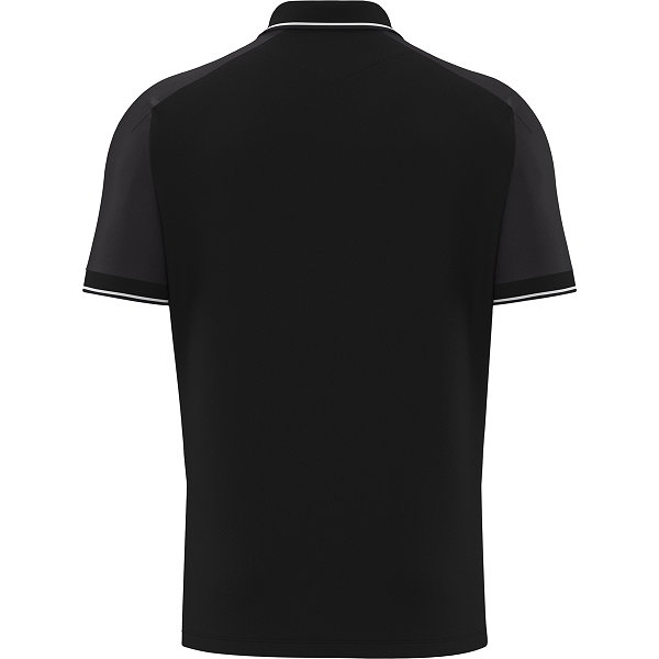Macron Rising Echoes Polo Enfants - Noir / Blanc