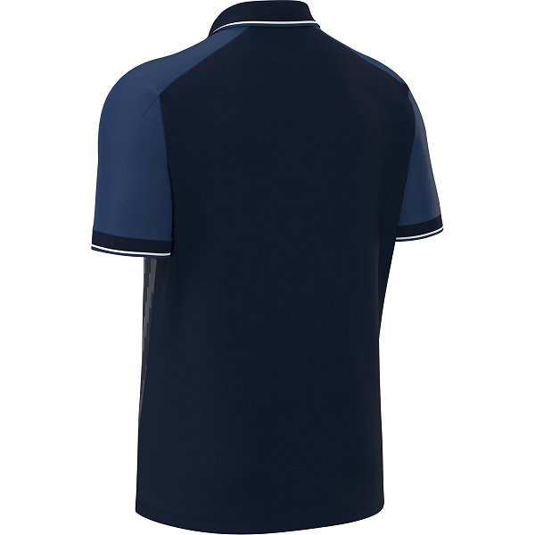 Macron Rising Echoes Poloshirt Kinder - Marine / Weiß