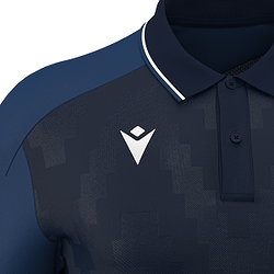 Vorschau: Macron Rising Echoes Poloshirt Kinder - Marine / Weiß