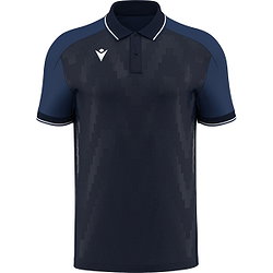 Vorschau: Macron Rising Echoes Poloshirt Kinder - Marine / Weiß