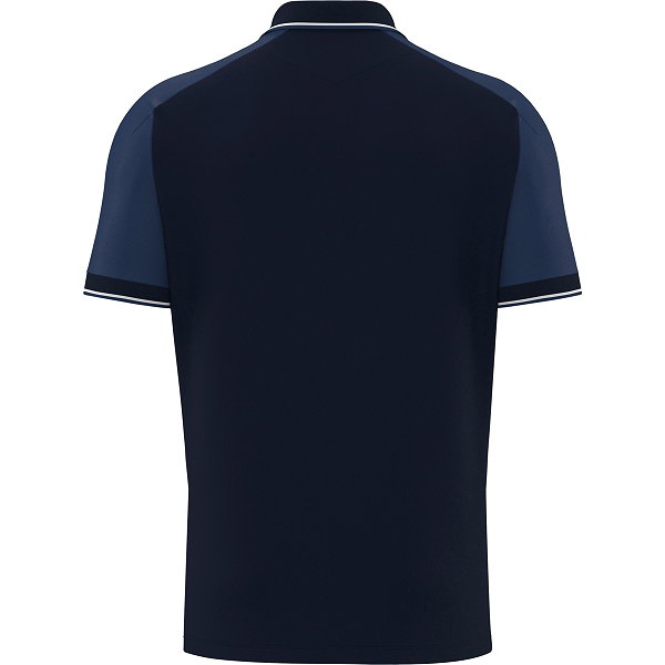 Macron Rising Echoes Poloshirt Kinder - Marine / Weiß