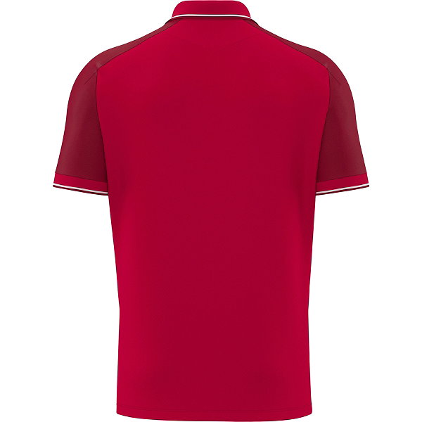 Macron Rising Echoes Poloshirt Kinder - Rot / Weiß