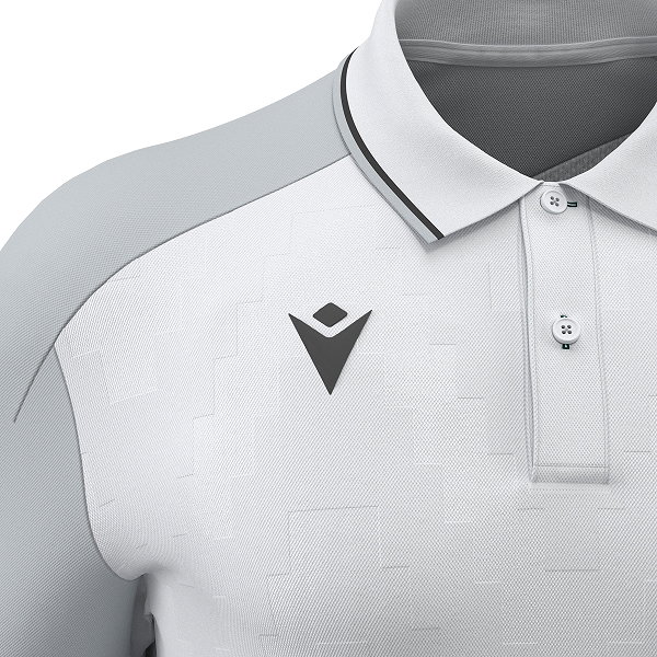 Macron Rising Echoes Polo Enfants - Gris Pierre / Anthracite