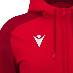 Présentation: Macron Energy Chronos Sweat À Capuche Enfants - Rouge / Blanc