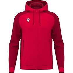Présentation: Macron Energy Chronos Sweat À Capuche Enfants - Rouge / Blanc