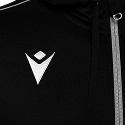 Voorvertoning: Macron Academy Evo Freyr Hoodie Kinderen - Zwart / Wit