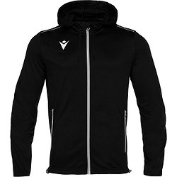 Voorvertoning: Macron Academy Evo Freyr Hoodie Kinderen - Zwart / Wit