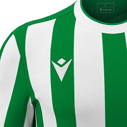 Présentation: Macron Legion Maillot Manches Courtes Hommes - Vert / Blanc