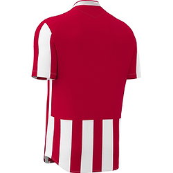 Présentation: Macron Legion Maillot Manches Courtes Hommes - Rouge / Blanc