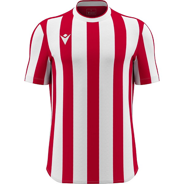 Macron Legion Maillot Manches Courtes Hommes - Rouge / Blanc