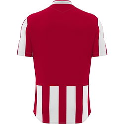 Présentation: Macron Legion Maillot Manches Courtes Hommes - Rouge / Blanc