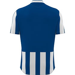 Présentation: Macron Legion Maillot Manches Courtes Hommes - Royal / Blanc