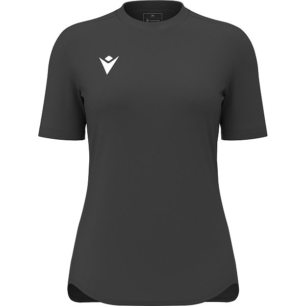 Macron Zyra Shirt Korte Mouw Dames - Antraciet