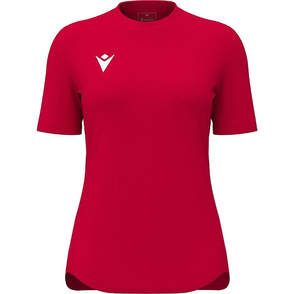 Macron Zyra Maillot Manches Courtes Femmes - Rouge