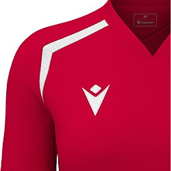 Vorschau: Macron Anduril Trikot Kurzarm Damen - Rot