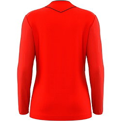 Présentation: Macron Tess Eco Maillot Arbitre Ml Femmes - Rouge Fluo