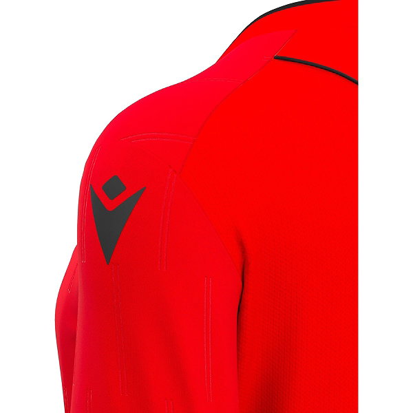 Macron Tess Eco Maillot Arbitre Ml Femmes - Rouge Fluo