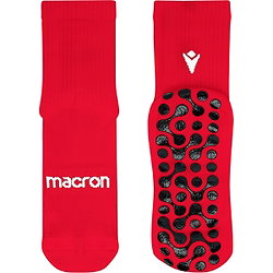Présentation: Macron Gripfit Chaussettes Grip - Rouge / Blanc