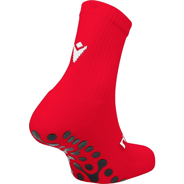Macron Gripfit Chaussettes Grip - Rouge / Blanc