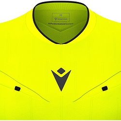 Vorschau: Macron Tess Eco Schiedsrichter Trikot La Damen - Neongelb
