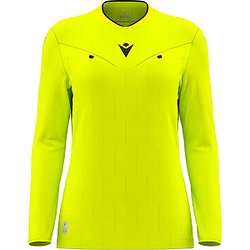 Vorschau: Macron Tess Eco Schiedsrichter Trikot La Damen - Neongelb