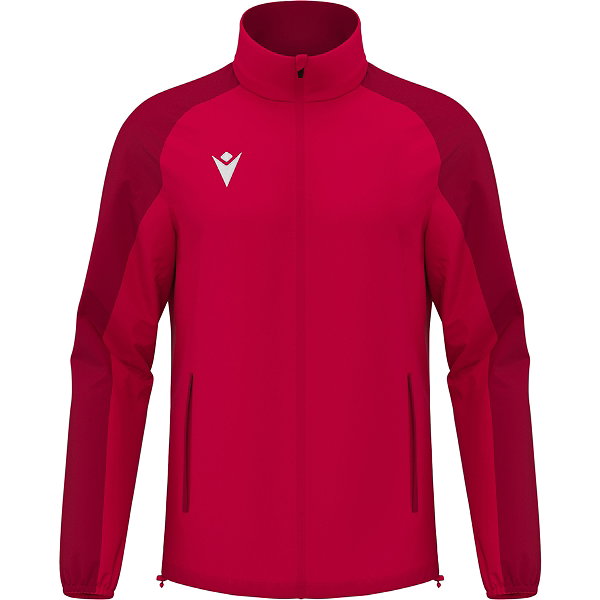 Macron Cloud Regenjas Heren - Rood / Wit