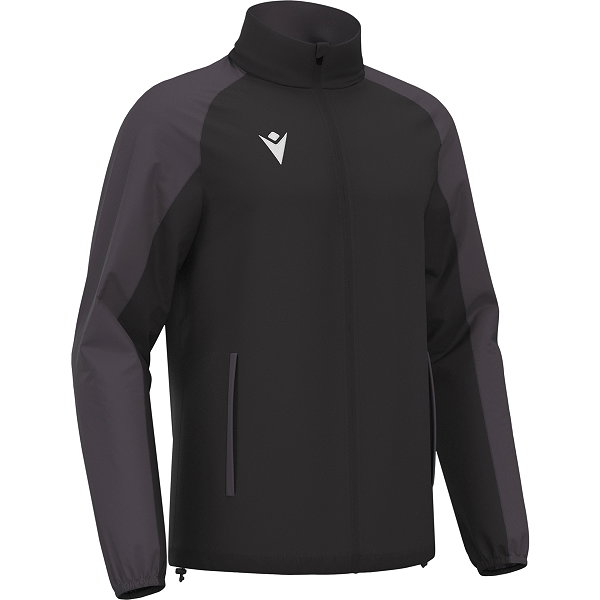 Macron Cloud Veste De Pluie Enfants - Noir / Blanc