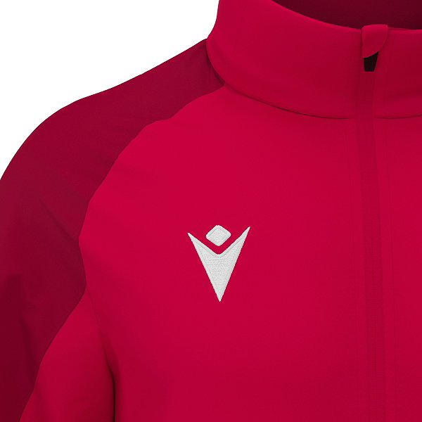 Macron Cloud Veste De Pluie Enfants - Rouge / Blanc