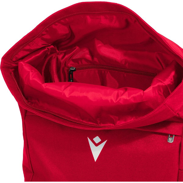 Macron Alma Sac À Dos Multifonction Avec Compartiment Inférieur - Rouge / Blanc