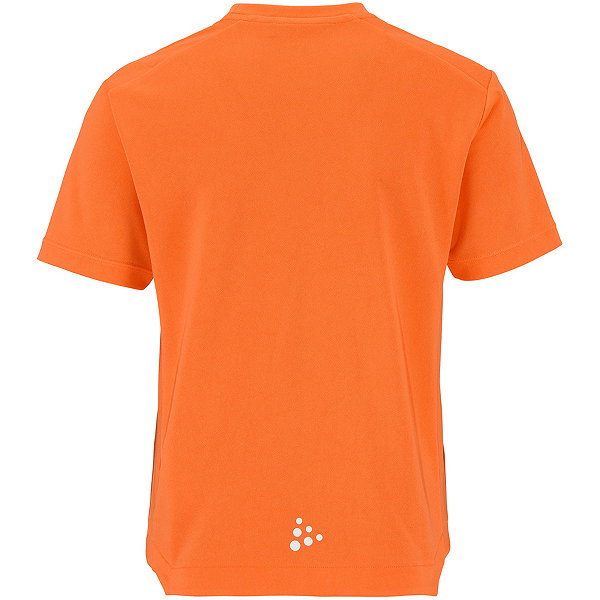 Craft Evolve 2.0 Shirt Korte Mouw Kinderen - Oranje