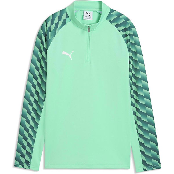 Puma Teamliga Ziptop Enfants - Menthe