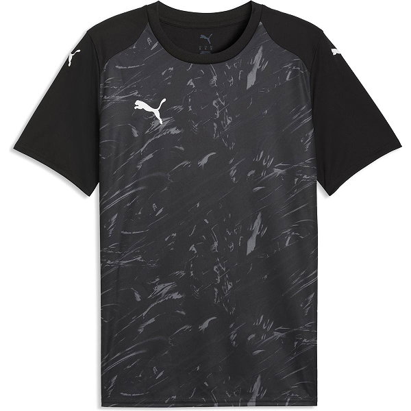 Puma Teamfinal Graphic Maillot Manches Courtes Hommes - Noir / Blanc