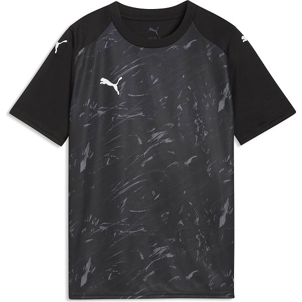 Puma Teamfinal Graphic Maillot Manches Courtes Enfants - Noir