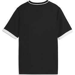 Voorvertoning: Puma Teamliga Striped Shirt Korte Mouw Kinderen - Zwart / Wit