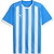 Puma Teamliga Striped Trikot Kurzarm Herren - Royal / Weiß