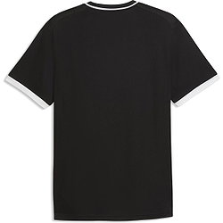 Vorschau: Puma Teamliga Striped Trikot Kurzarm Herren - Schwarz / Weiß