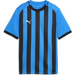Puma Teamliga Striped Trikot Kurzarm Kinder - Royal / Schwarz