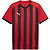 Puma Teamliga Striped Trikot Kurzarm Herren - Rot / Schwarz