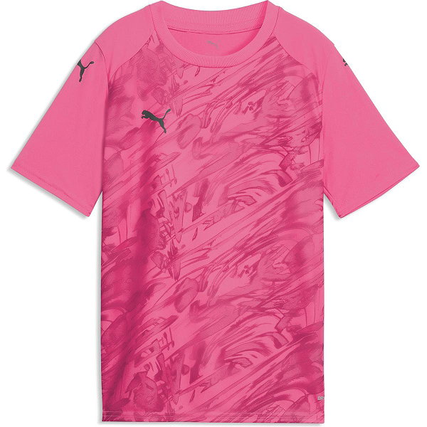 Puma Teamfinal Graphic Maillot Manches Courtes Enfants - Rose Fluo
