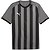 Puma Teamliga Striped Trikot Kurzarm Herren - Grau / Schwarz