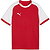 Puma Teamliga Matchday Maillot Manches Courtes Enfants - Rouge / Blanc